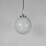 Set of 2 Mid Century Hanging Bol Lamps by Glashutte Limburg, 1970s