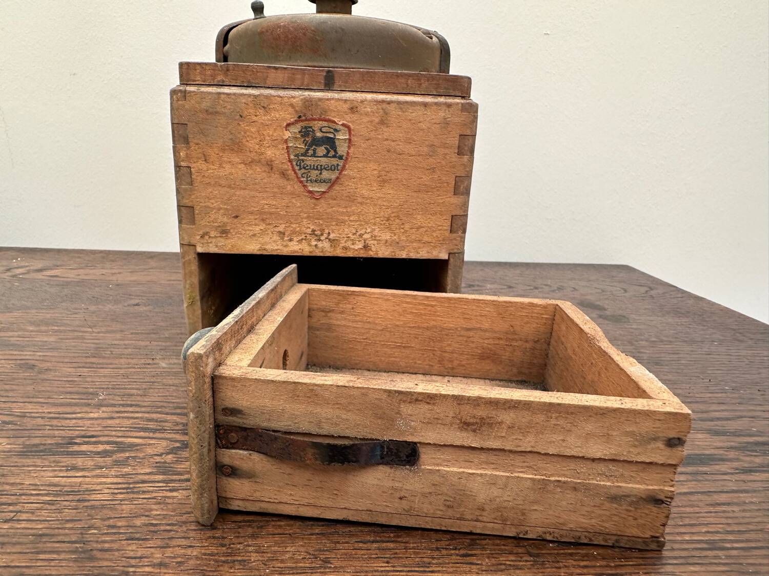 Vintage Peugeot Frères coffee grinder