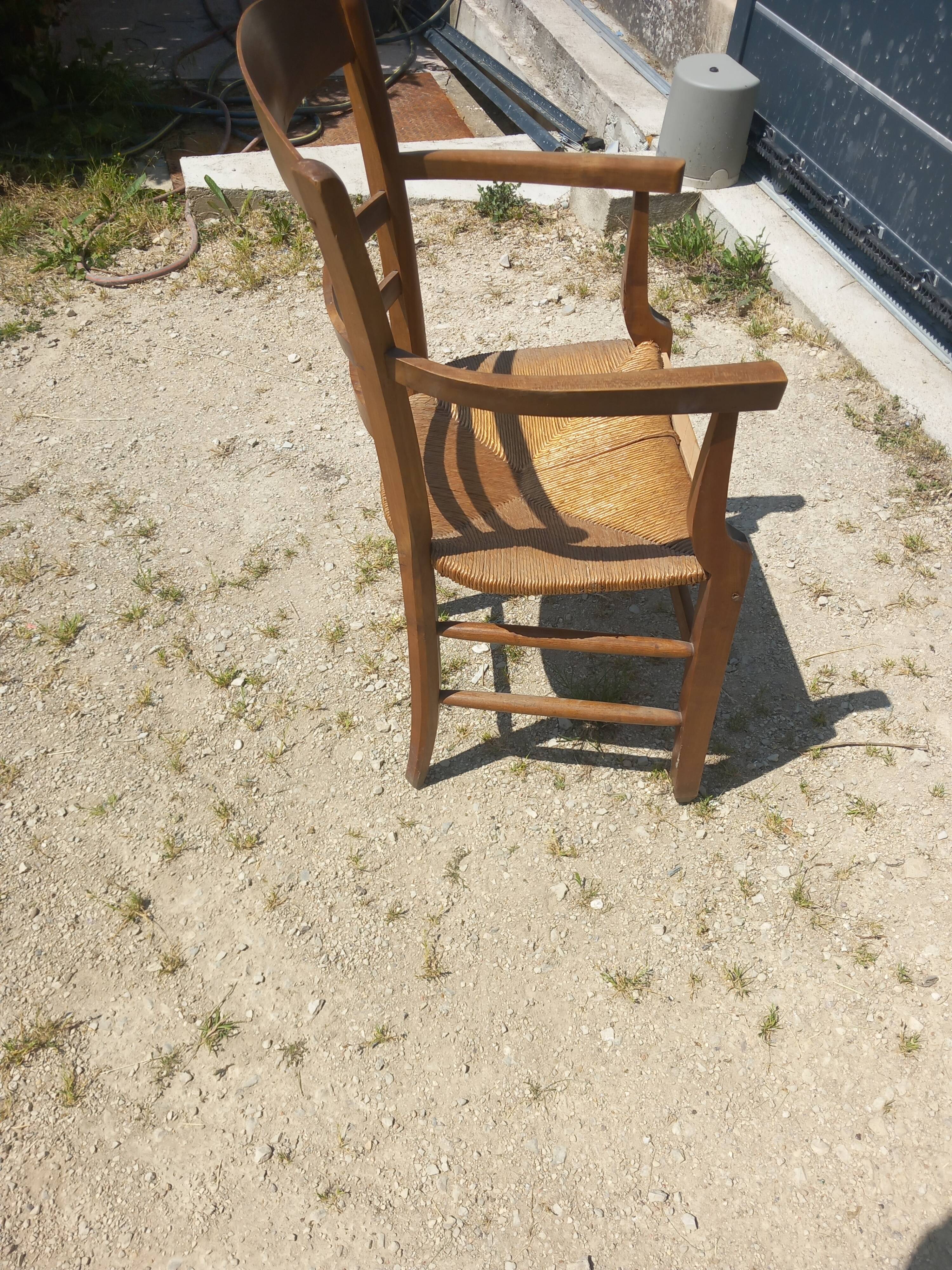 Wooden armchair