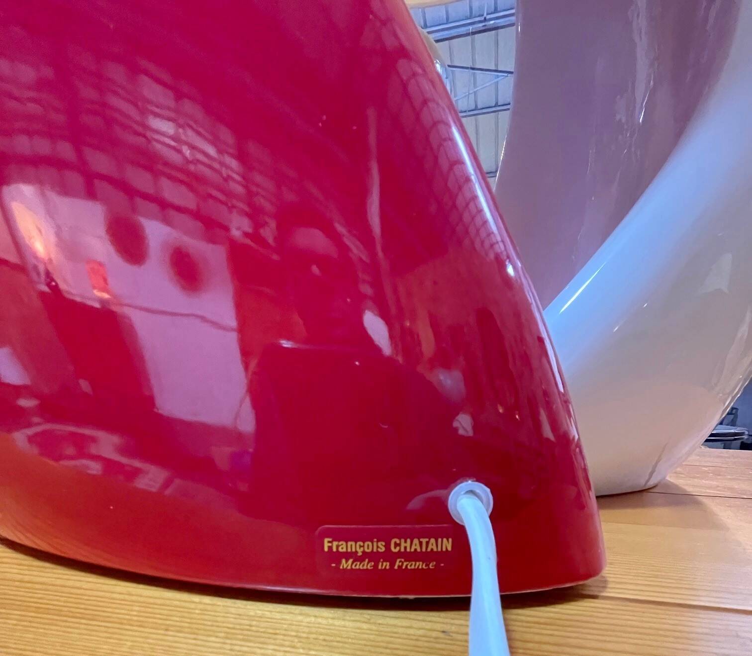 Ceramic lamp by François Châtain from the 2000s.