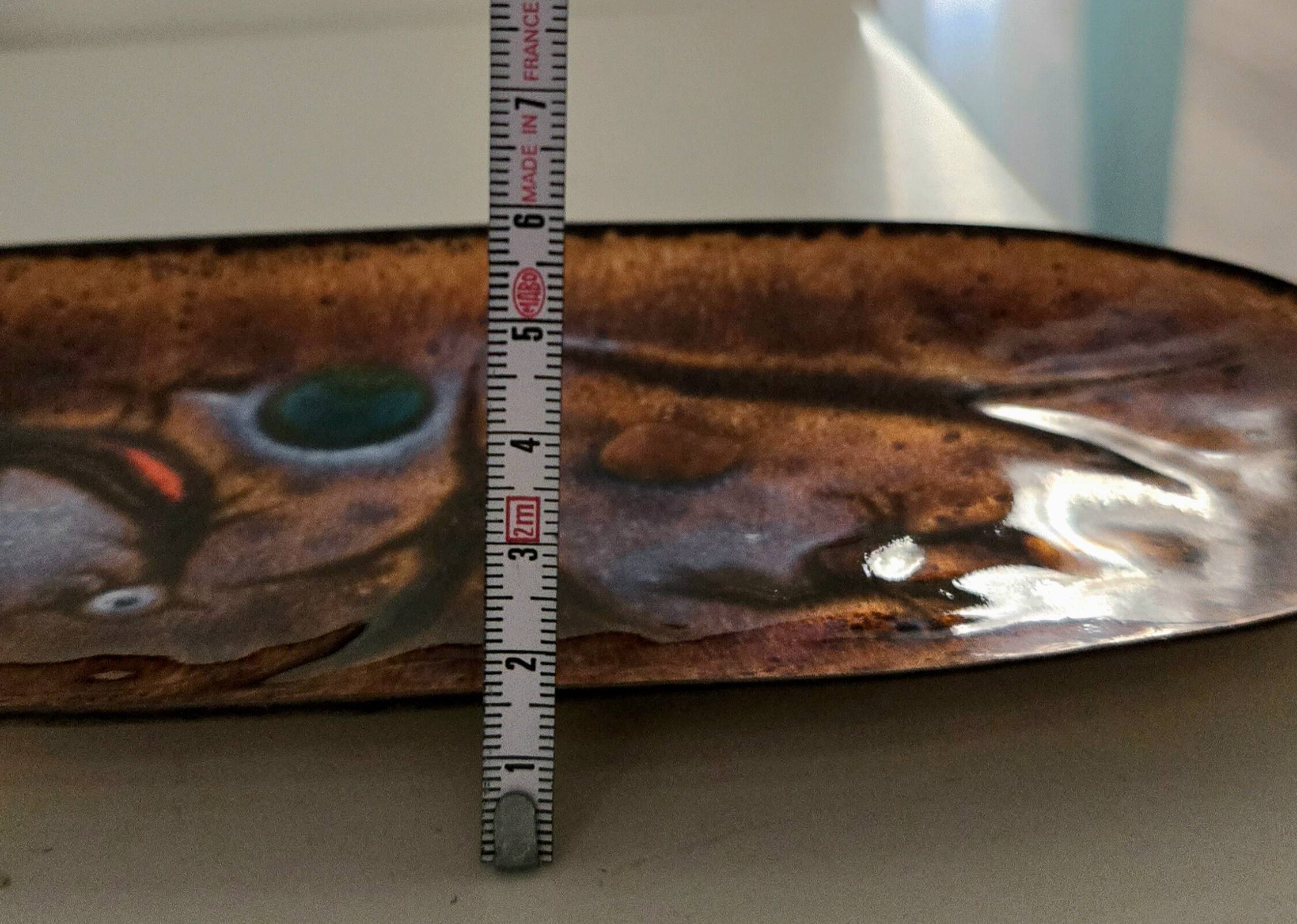 Enamelled copper pipe