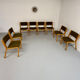 Set of 8 Thygesen and Sorensen / Magnus Olesen designer chairs from the 70s