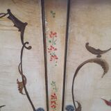 Venetian style lacquered 3-door sideboard