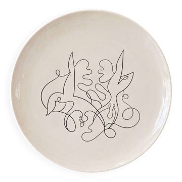Robert Picault for Longchamp – "Bird" Plate from the 1960s