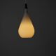 Danish DROP Lamp in Opal Glass and Teak