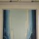 Futuristic lithograph of New York by Pierre Doutreleau 1970s