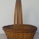 Panier triple anse osier vannerie