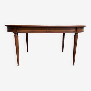Louis XVI style oval dining table