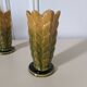Paire de soliflores barbotine