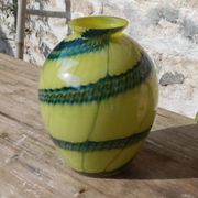 Two-tone blown glass vase from the 70s