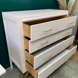 Powder pink vintage dresser