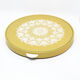 Yellow modernist cake turntable Germany, 1960