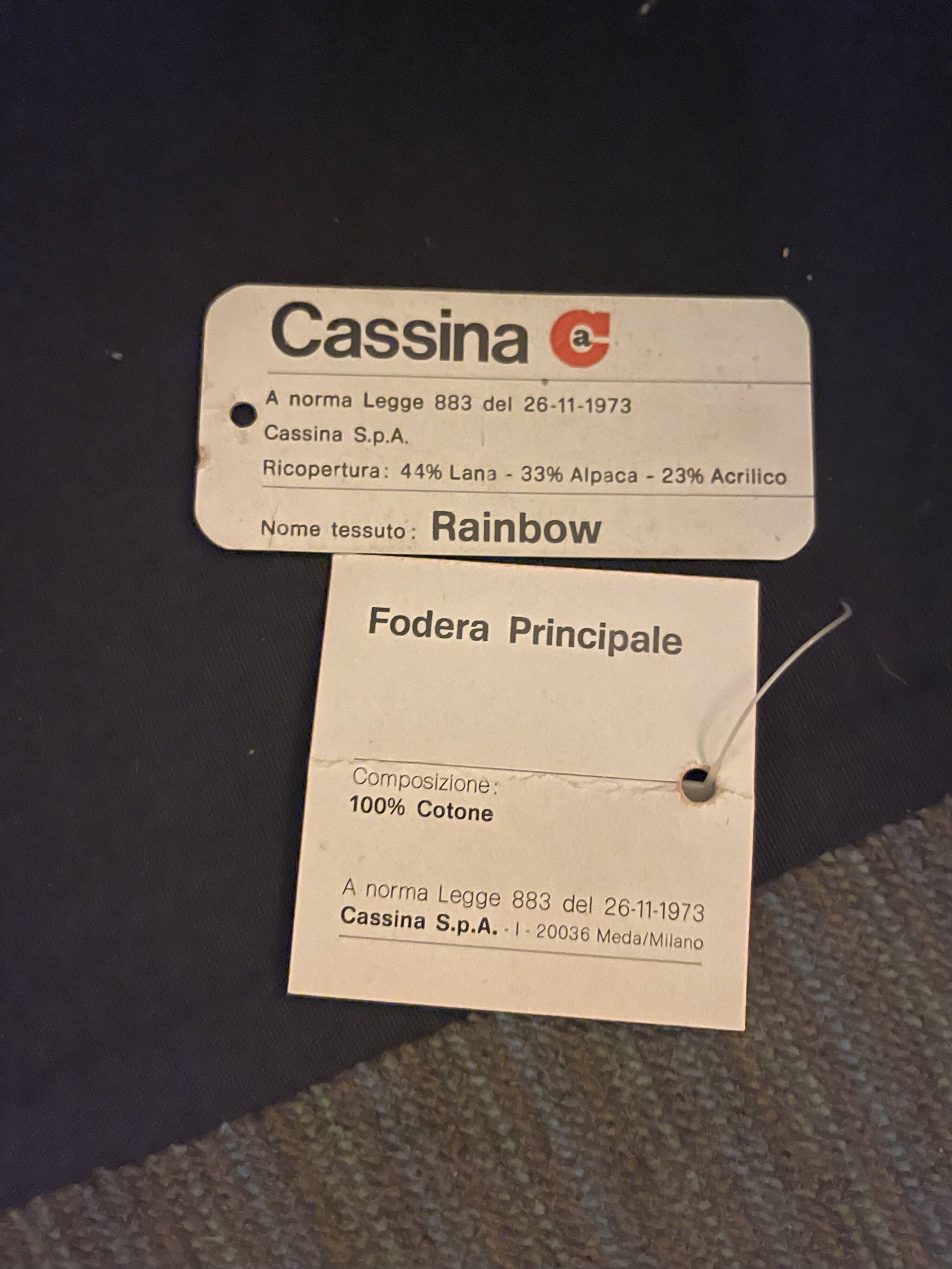 Canapé  maralunga cassina vico magistretti première edition 1973 alpaga