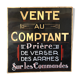 Cash sale poster