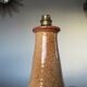 Ceramic lamp foot signed double lighting 50 60 years