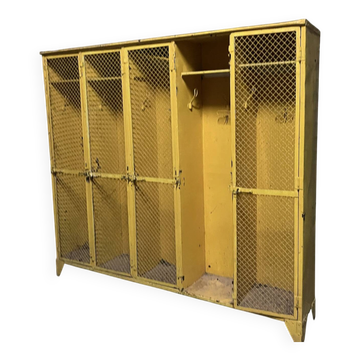 antique metal cloakroom