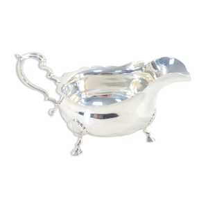 Saucière en argent massif - lion