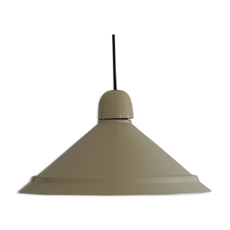 Suspension industriel en métal beige