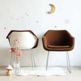 Pair of Robin Day designer armchairs for Hille