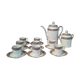 Service à café porcelaine fine art déco 21 pièces Limoges