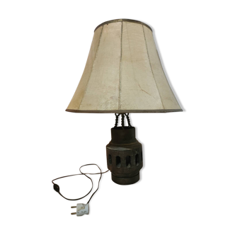 1950 LAMP SCULPTURE MODERNIST BRUTALIST RUSTIC MODERN POPULAR ART