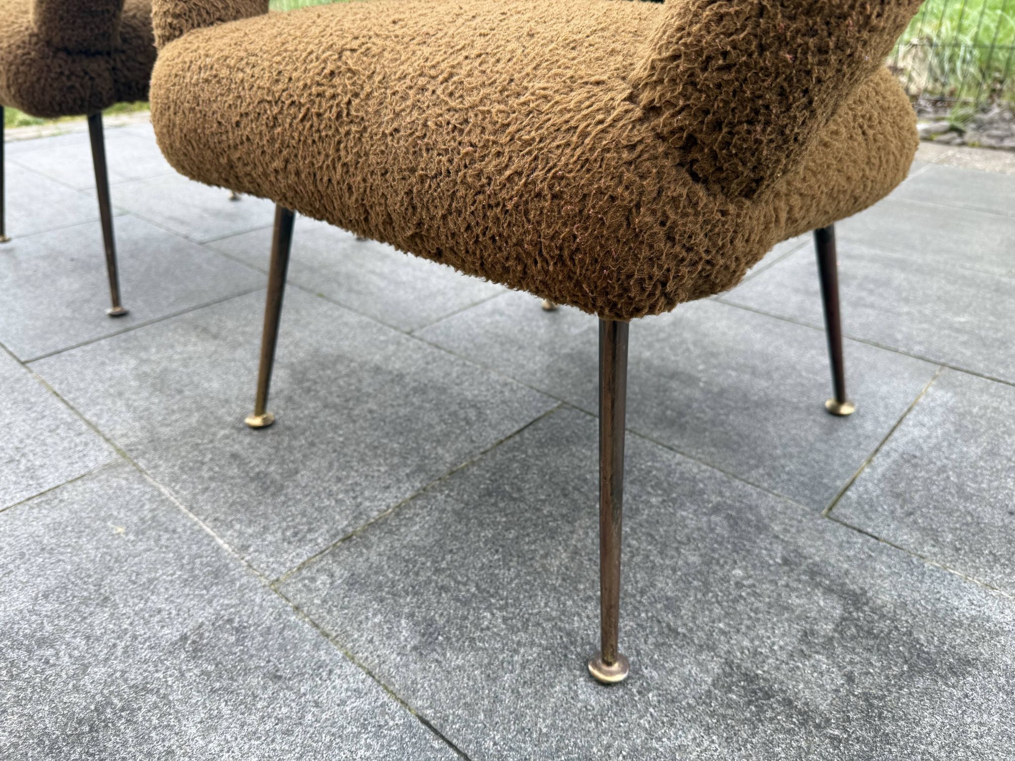 Set of 2 armchairs Attributed to Gastone Rinaldi for Rima Italy 1950s