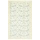 1970s Vintage Turkish Oushak Handmade Wool Cotton Beige Area Rug 170x280
