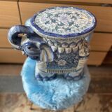 Glazed ceramic elephant