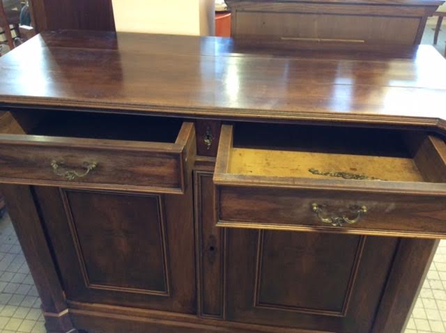 Antique wooden sideboard