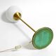 Lampe de table ou de sol des années 1960 avec une grande boule en verre de Sölken Leuchten.