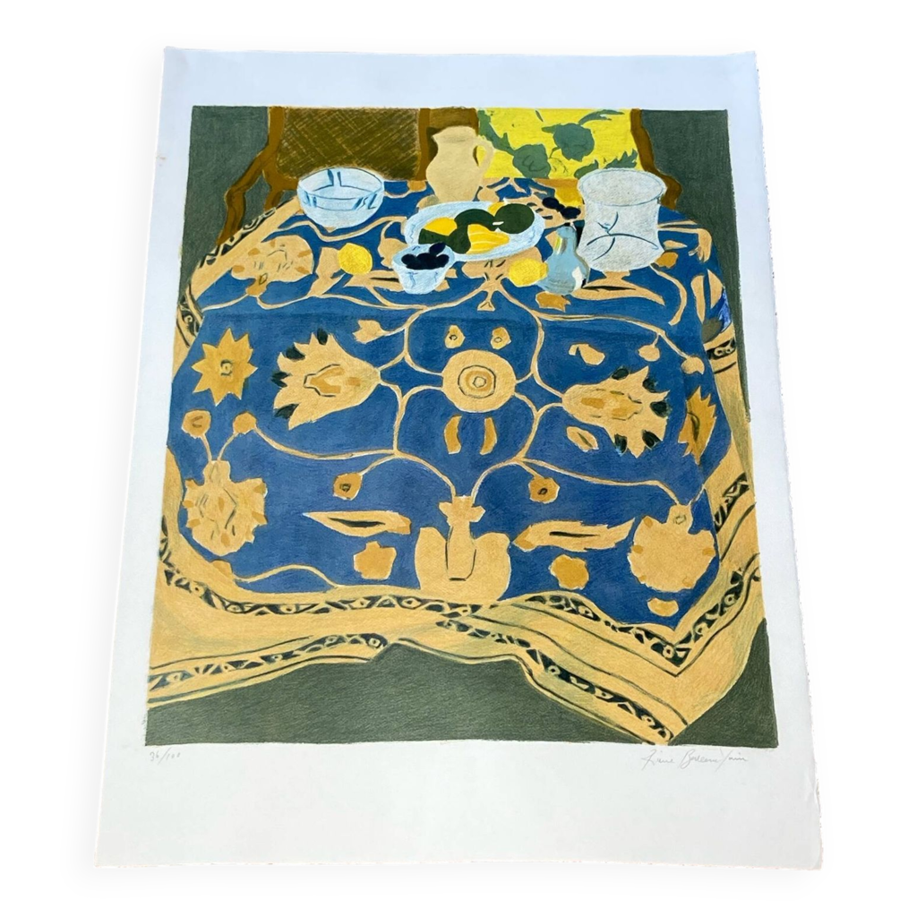 Color lithograph signed Pierre Boncompain | Selency