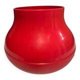 Red plastic vase height
