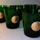 Lot de verres à sceau doré