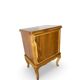 Tables de chevet italiennes en placage de noyer du milieu du siècle, années 1960.
