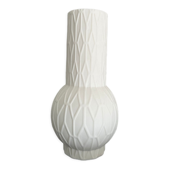 Vase blanc porcelaine HK Living
