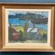 Swedish Oil on Panel – “Dockstafjärden” by Harald Öman