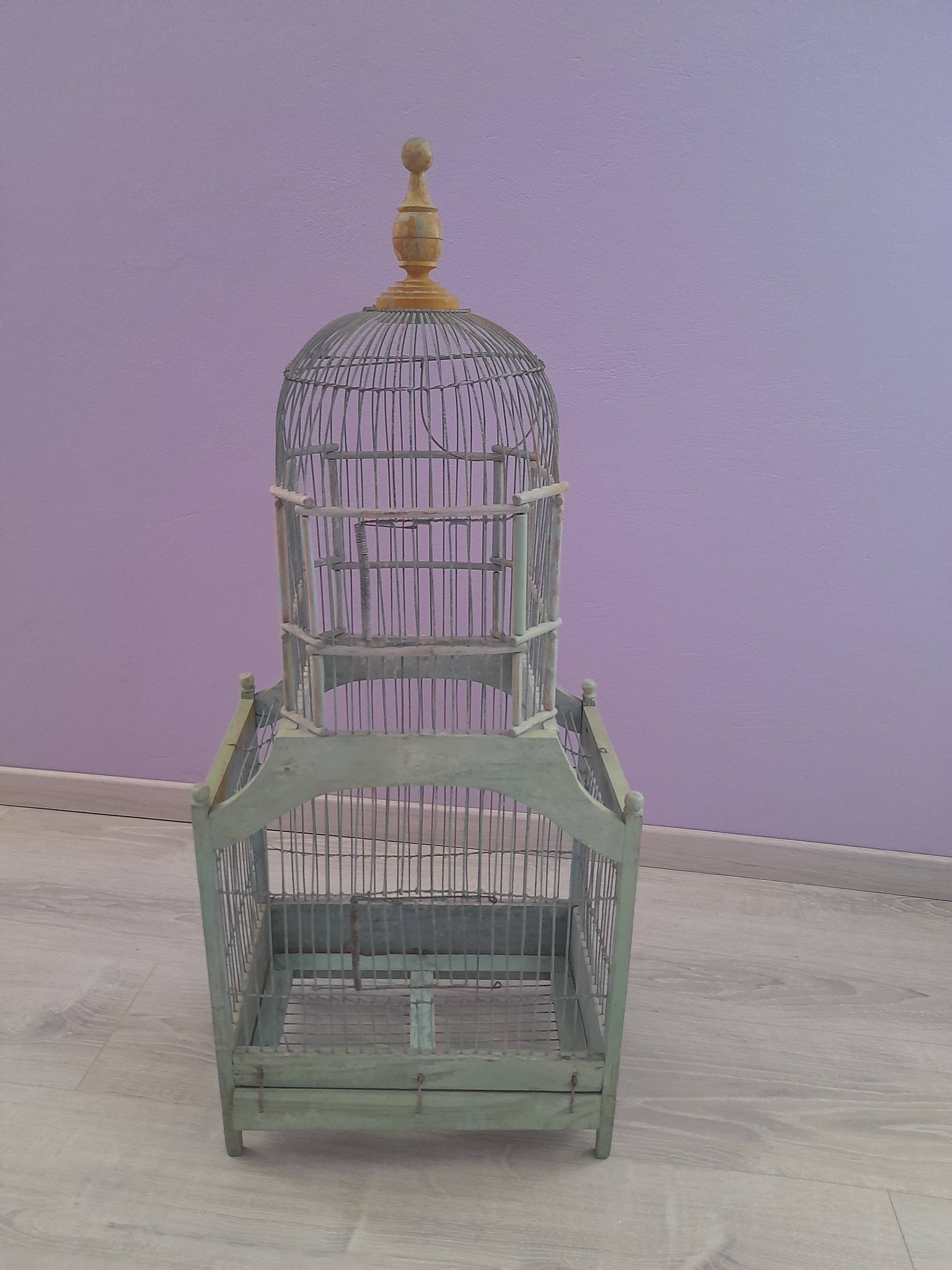 Cage à oiseaux ancienne