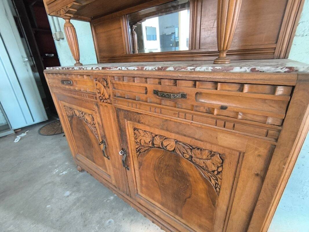 Art Deco two-body Parisian buffet