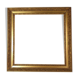 Square frame wood gilded stucco gold leaf for painting 34x34 cm SB