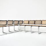 Set of 8 Style B32 dining room chairs by Marcel Breuer