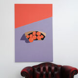 Contemporary painting on canvas - Oranges