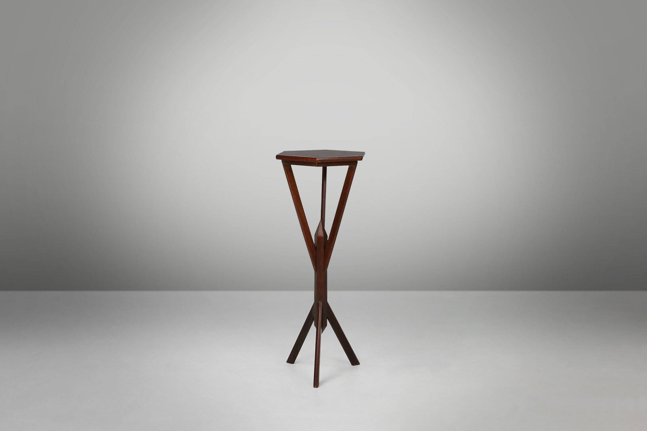 French Art Deco Console in Wood, 1930s