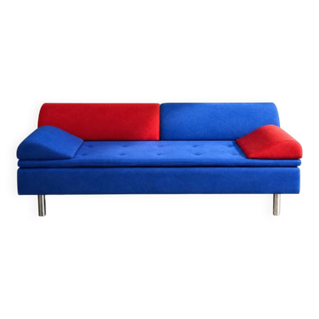 Sofa Diva Daybed vintage danois de style Memphis du milieu du siècle par G. Olsen