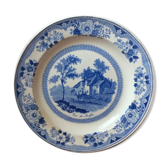 Gien earthenware plate seen from Swifse