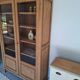Parisian display cabinet in solid oak