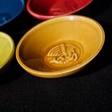 Air France : Old ashtrays / pocket drains / advertising cups in porcelain 1950's