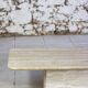 Table basse travertin italien, 1980