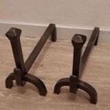 Wrought iron log holders