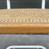 Cesca model B64 chair with armrests in white Design