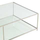 Table basse extra large en verre ampm